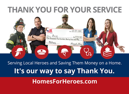 Valley Mortgage offers the Homes for Heroes program to save money for those it applies to.